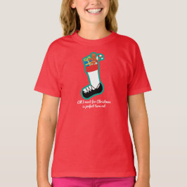 Iren-Tanz-Weihnachtsdamen-Shirt - Strumpf T-Shirt
