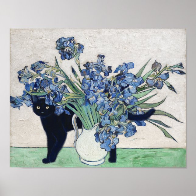 Iren und Katzen - Interfering Van Gogh Series Poster (Vorne)