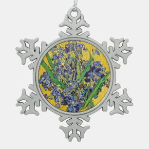 Iren von Van Gogh Schneeflocken Zinn-Ornament