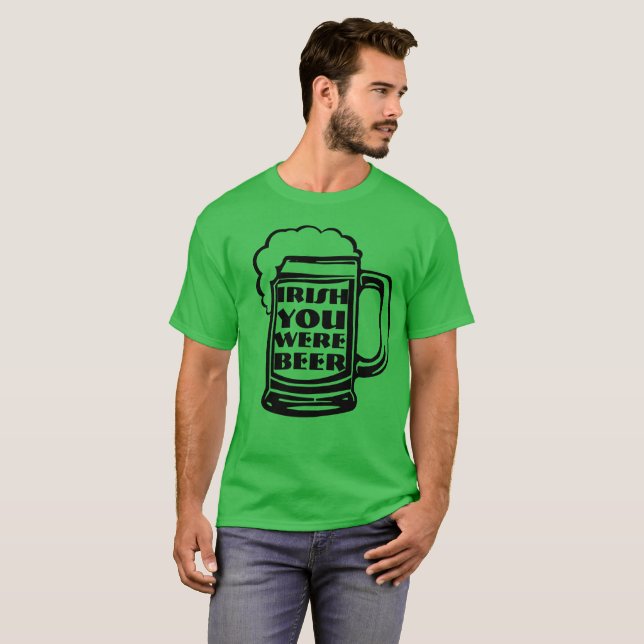 Iren waren Sie Bier T-Shirt (Vorne ganz)
