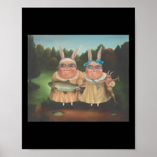 Irena Aizen Rabbits Niedlich Bunny Rabbit Lover Os Poster