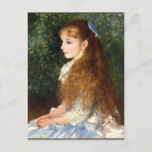 Irene Cahen d Anvers von Pierre Renoir Postkarte