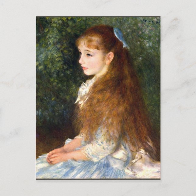 Irene Cahen d Anvers von Pierre Renoir Postkarte (Vorderseite)