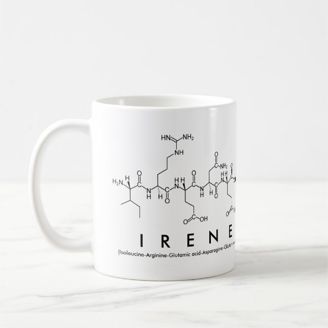 Irene-Peptidnamen-Tasse Tasse (Links)
