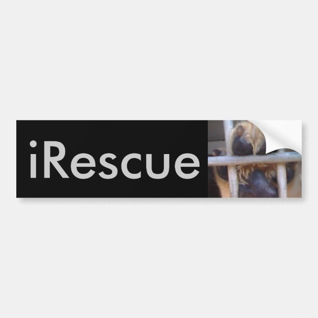 iRescue Autoaufkleber (Vorne)