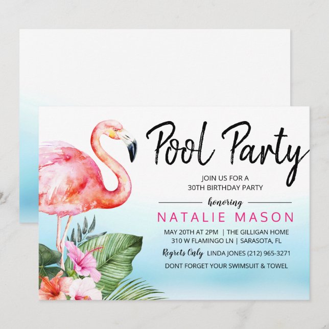 IRGENDEIN ALTER - tropische Einladung (Vorne/Hinten)