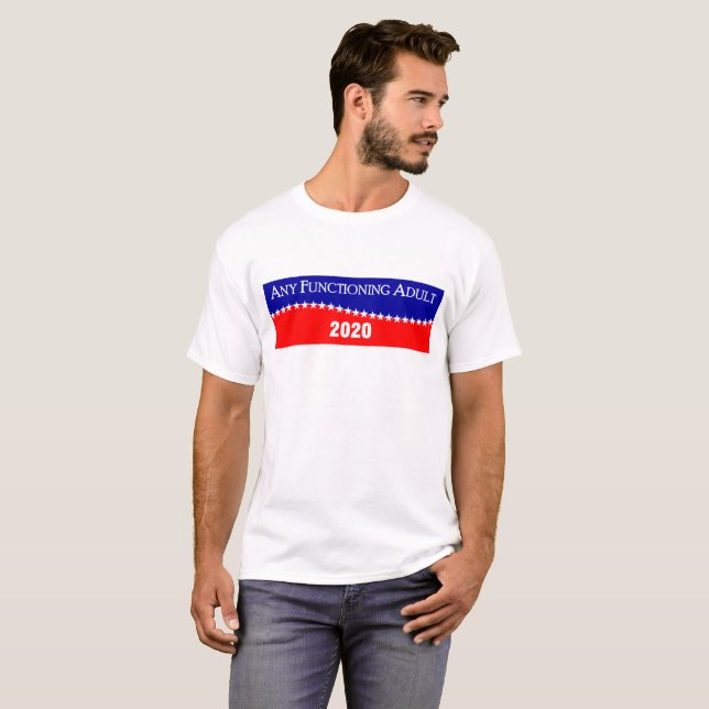 Irgendein arbeitender Erwachsener 2020 T-Shirt (Vorne ganz)