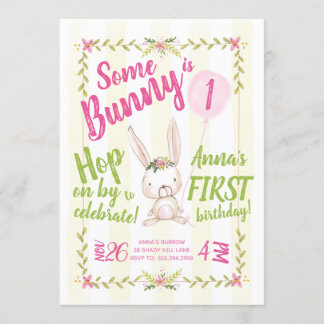 Irgendein Bunny ist die erste Einladung eines Mädc