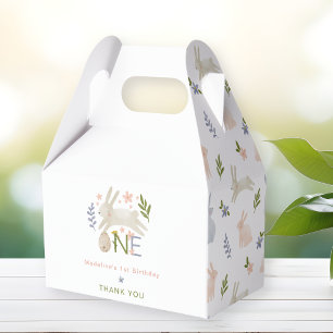 Irgendein Bunny ist ein Mädchen 1. Geburtstag Viel Geschenkschachtel