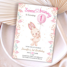 Irgendein Bunny ist eins! 1. Geburtstagsmarine Pin