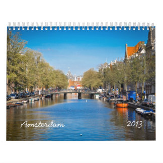 Irgendein Jahr-Amsterdam-Wandkalender Kalender
