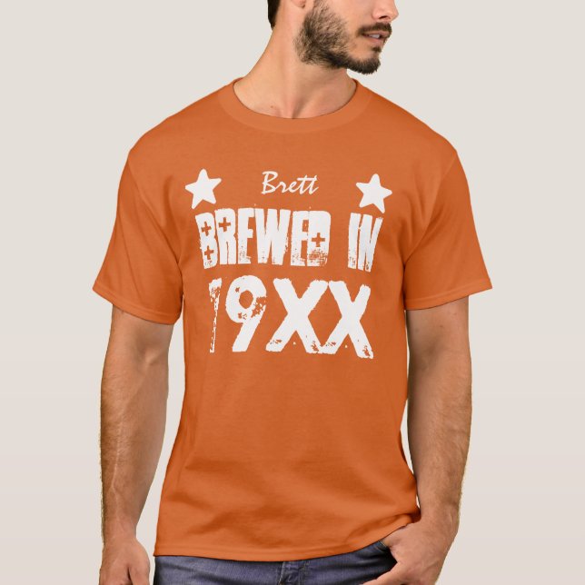 Irgendein Jahr-kundenspezifisches T-Shirt (Vorderseite)