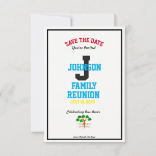 Irgendein Namensfamilien-Wiedersehen irgendein Save The Date