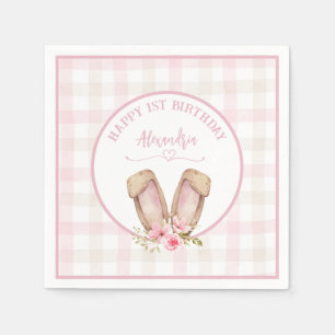 Irgendein Sonnenschein verwandelt ein rosa Mädchen Serviette