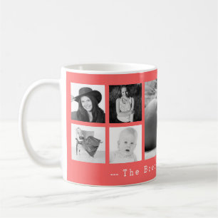 Irgendeine Farbgewohnheit 9 Instagram Foto-Collage Tasse