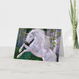 Irgendeine verzauberte Abends-Gruß-Karte Karte