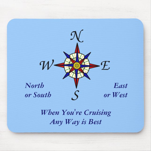 Irgendeine Weise kreuzendes Mousepad (Vorne)
