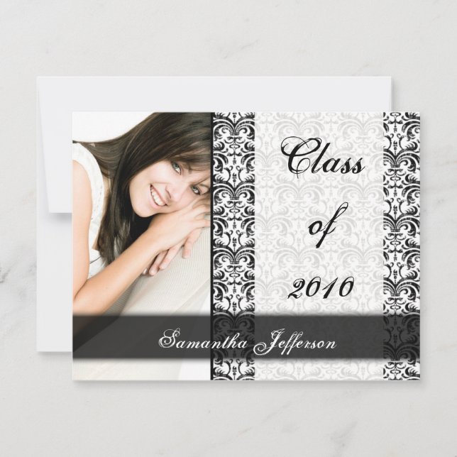 Irgendeine Year~ weiße klassische Einladung (Vorderseite)