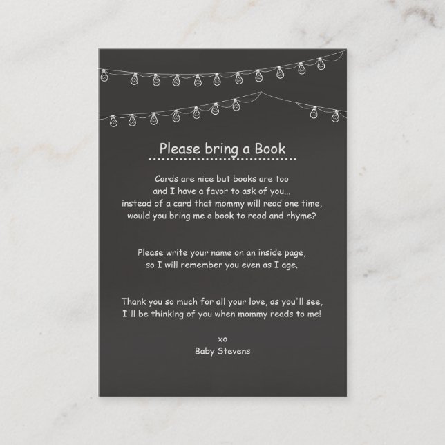 Irgendetwas ist das Brewing Book Request Cards Begleitkarte (Vorderseite)