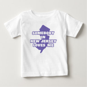 Irgendjemand in New Jersey liebt mich Baby T-shirt