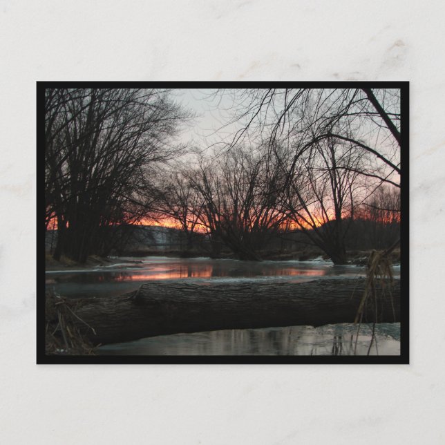 Irgendwann im Februar Postkarte (Vorderseite)