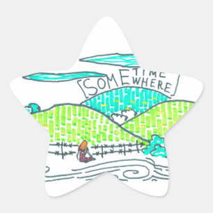 Irgendwann Stern-Aufkleber