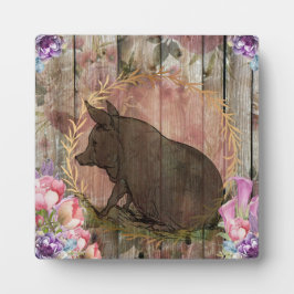 Irgendwas Pig Fotoplatte