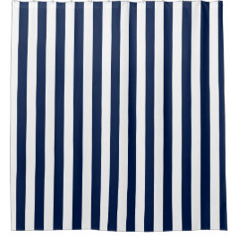 Irgendwelche Farbe-und weißenvertikalen Streifen Duschvorhang