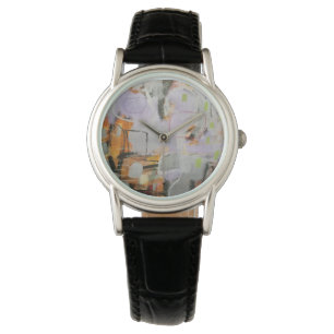 "Irgendwo" - Abstrakte Kunstdesignbeobachtung Armbanduhr