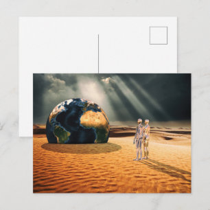 Irgendwo Anders – Der Welt Zugewandt Postkarte
