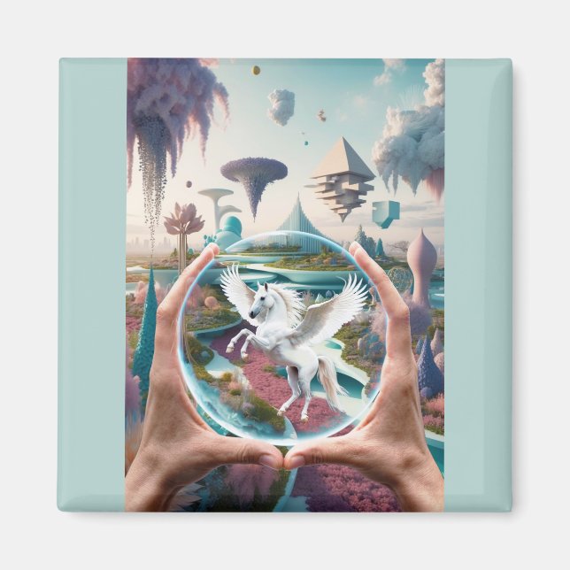 Irgendwo da draußen - es ist nicht glauben magnet (Vorne)