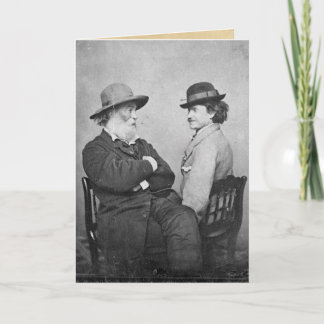 "Irgendwo Gewartet für dich" Whitman & Peter Doyle Karte