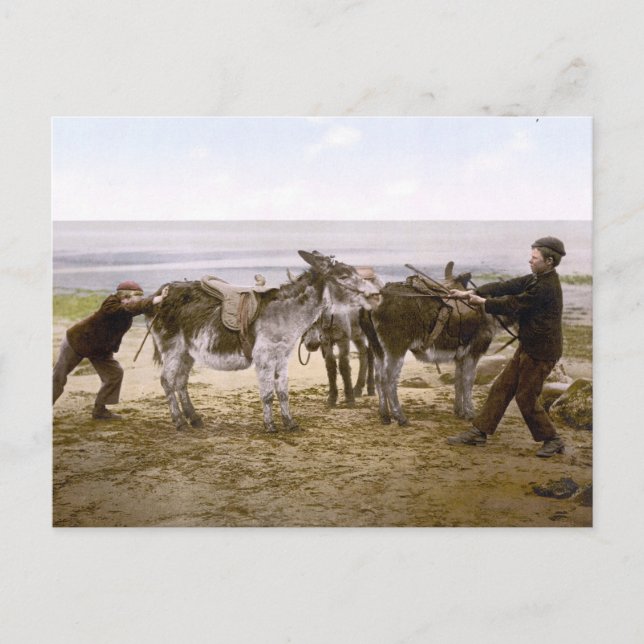 Irgendwo im Viktorianischen England (um 1900) Postkarte (Vorderseite)