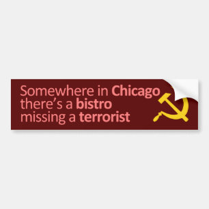 Irgendwo in Chicago… Autoaufkleber