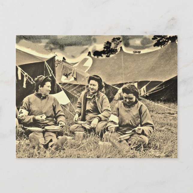 Irgendwo in Frankreich Postkarte (Vorderseite)