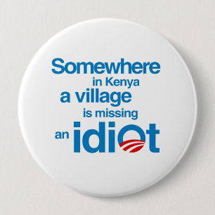 Irgendwo in Kenia, ist ein Dorf ein Idiot vermisst Button