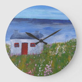 Irgendwo in Schottland Große Wanduhr