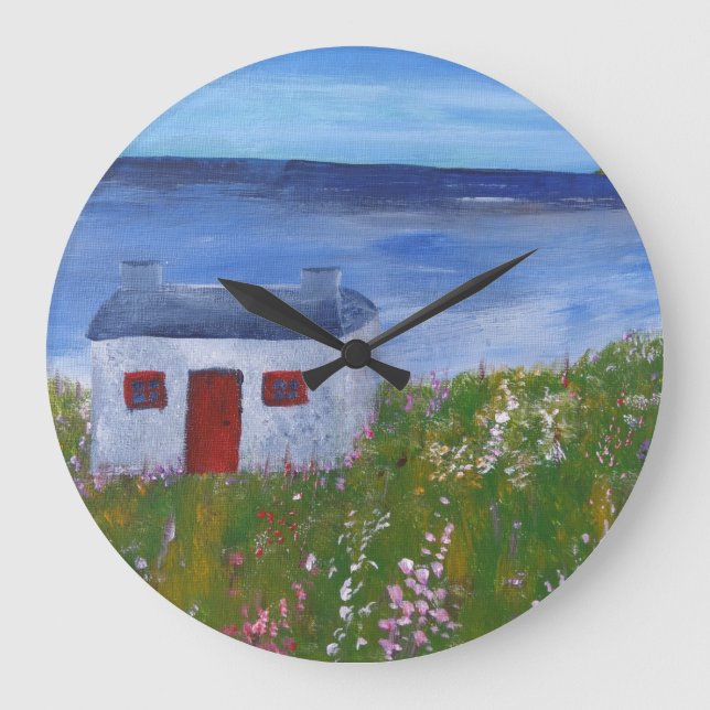 Irgendwo in Schottland Große Wanduhr (Vorderseite)