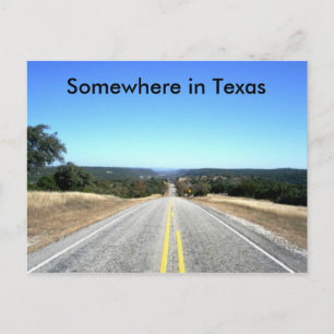Irgendwo in Texas Postkarte