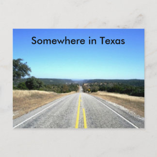 Irgendwo in Texas Postkarte
