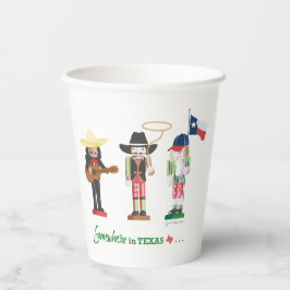 "Irgendwo in Texas", Texas Nussknacker Geschenk Ta Pappbecher