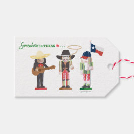 "Irgendwo in Texas", Texas Nutcrackers Gift Tags Geschenkanhänger