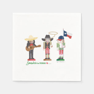 "Irgendwo in Texas", Texas Nutcrackers Serviette