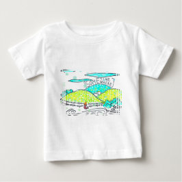 Irgendwo / Irgendwann Cartoon über Träume Baby T-shirt