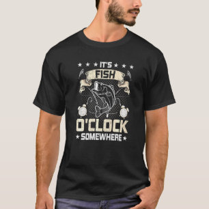 Irgendwo ist jetzt Angelsaison Fly-Fishing T-Shirt