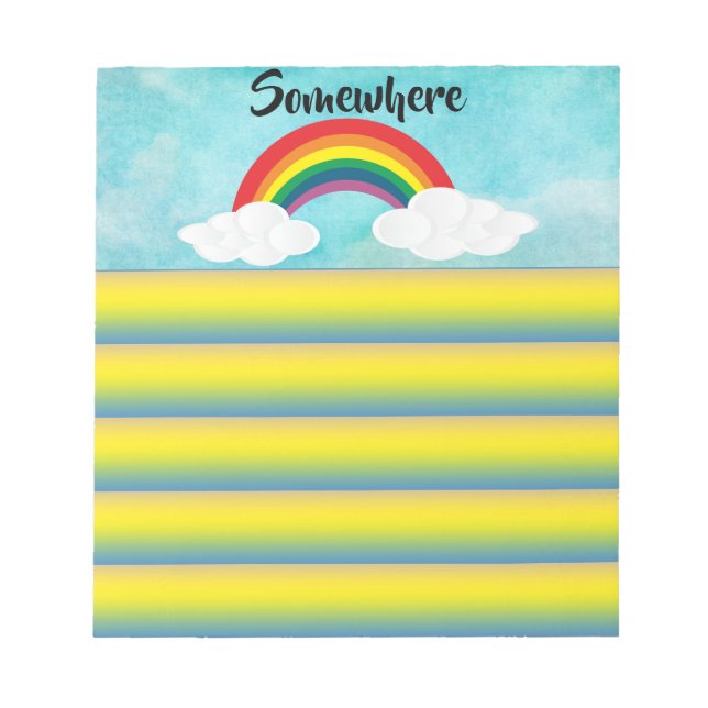 Irgendwo Notizblock (Vorderseite)