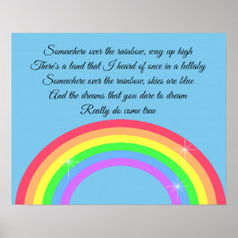Irgendwo über dem Regenbogen Poster