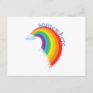 Irgendwo über dem Regenbogen Postkarte