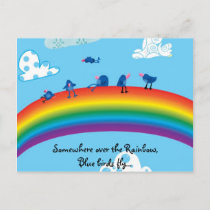 Irgendwo über dem Regenbogen Postkarte