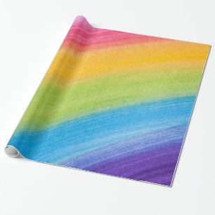 irgendwo über dem Regenbogenpapier Geschenkpapier